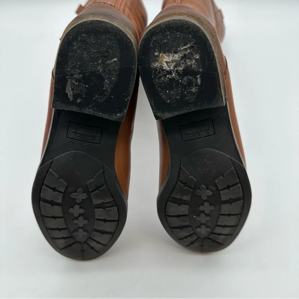 Sam Edelman Penny Tan Leather Knee High Boots - Picture 10 of 13